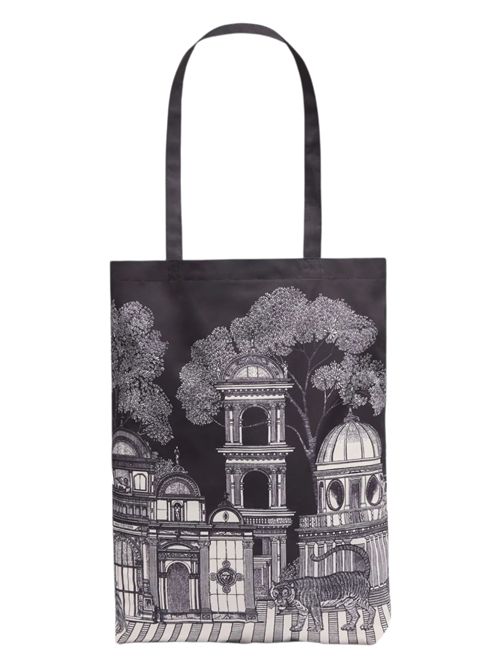 shopping donna in nylon mirage nero Inoui Editions | SHOPPER BAG-MIRAGEBLACK
